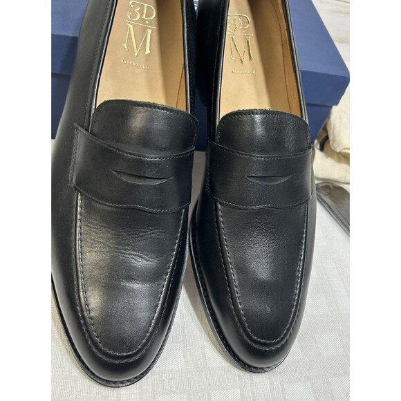 NEW! 3DM Lifestyle Black Calfskin Leather Loafer UK 12 US 13-13.5 Men Dress Shoe main image 6
